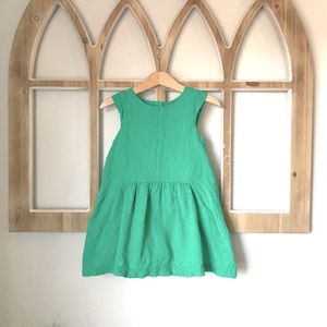 Toddler Green Swing Dress